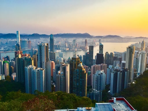 HK Peak View - 2017 (just after moving here)