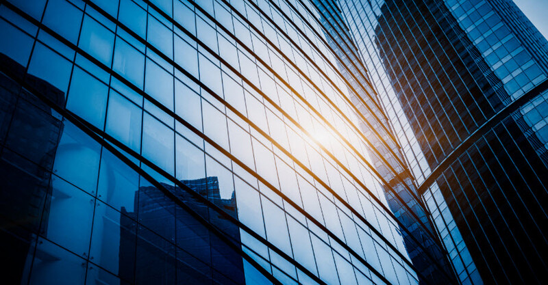 glass building exterior