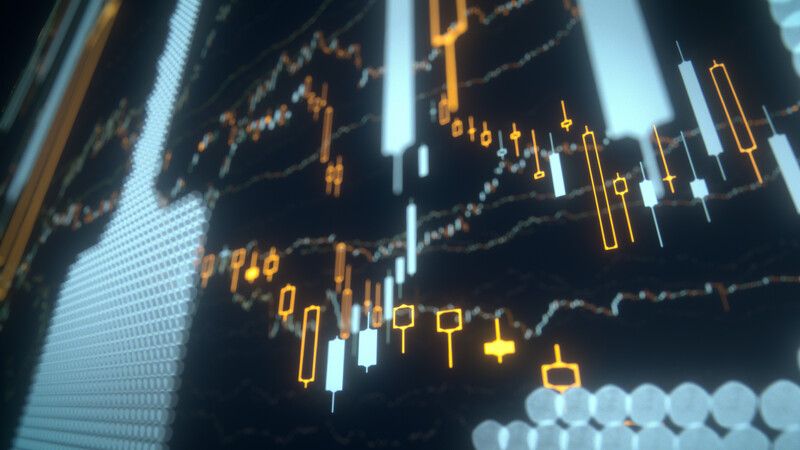 abstract chart stocks